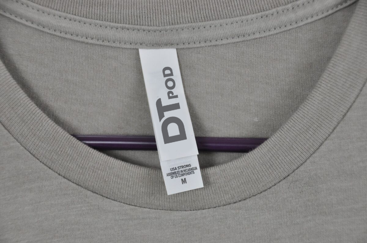 Basic T-Shirt In Grey, White